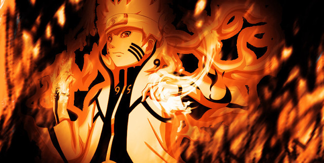 Fire man knife fireball tree free wallpaper - medium preview image