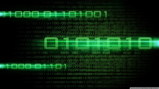Green background numbers black background #2 free wallpaper - medium preview image