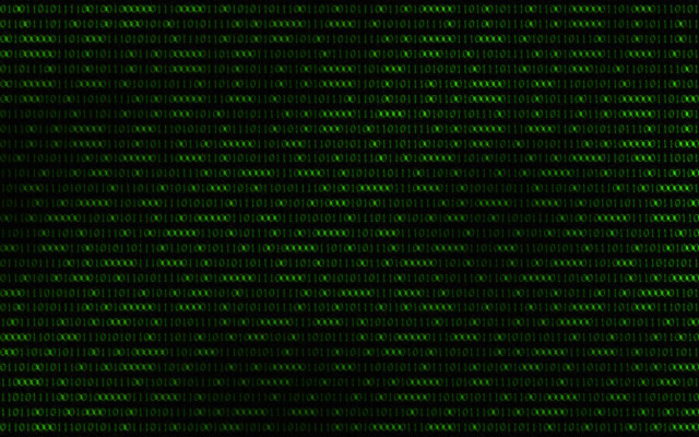 Green background numbers black border free wallpaper - medium preview image