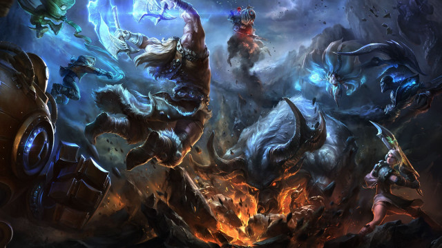 Demonic creatures dark cave demon #2 free wallpaper - medium preview image