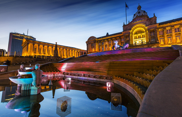 Man bridge water night building free wallpaper - medium preview image