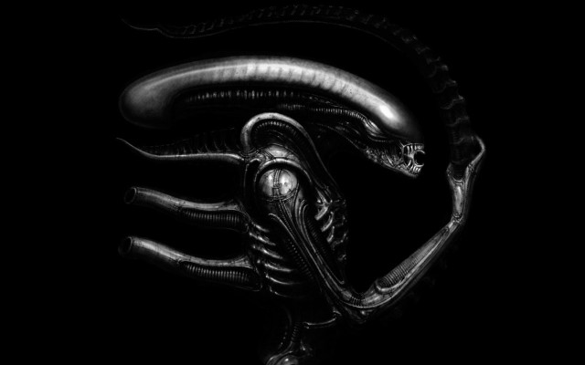 Alien head horns large mouth free wallpaper - medium preview image
