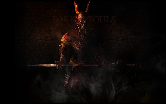 Man dark room sword demon free wallpaper - medium preview image