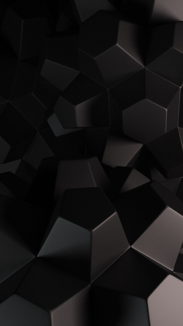 Black background cubes clock top free wallpaper - medium preview image