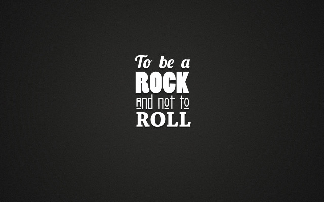 Black white photo quote rock free wallpaper - medium preview image