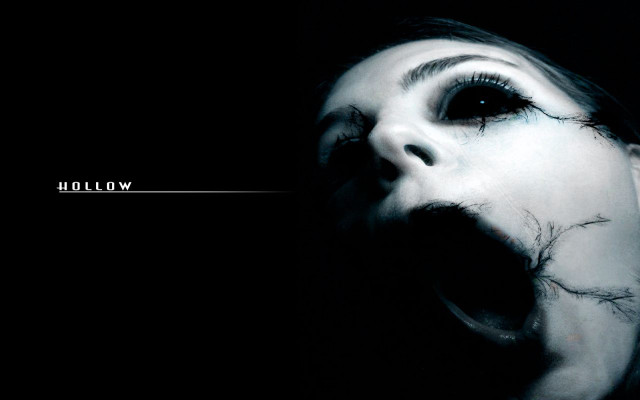 Woman mouth open creepy look free wallpaper - medium preview image