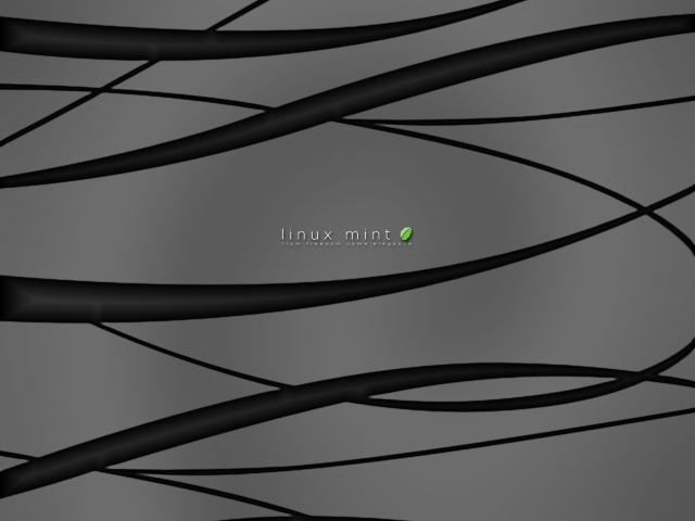 Black background green logo lines free wallpaper - medium preview image