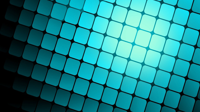 Blue background squares black center free wallpaper - medium preview image