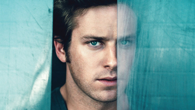 Man looking window blue background free wallpaper - medium preview image
