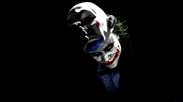 Man suit clown mask plant free wallpaper - medium preview image