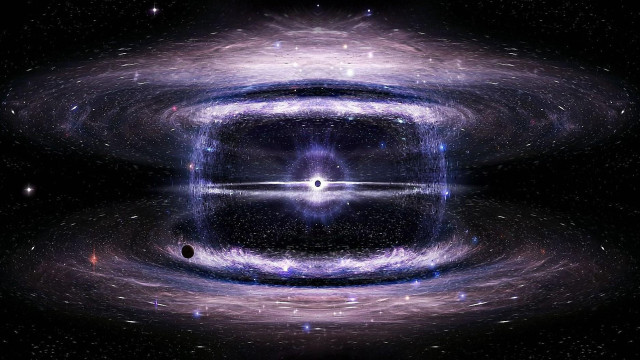 Blackhole star center hologram space free wallpaper - medium preview image