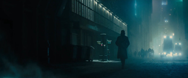 Man standing dark alley night free wallpaper - medium preview image