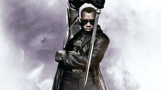 Man leather jacket scissors black free wallpaper - medium preview image