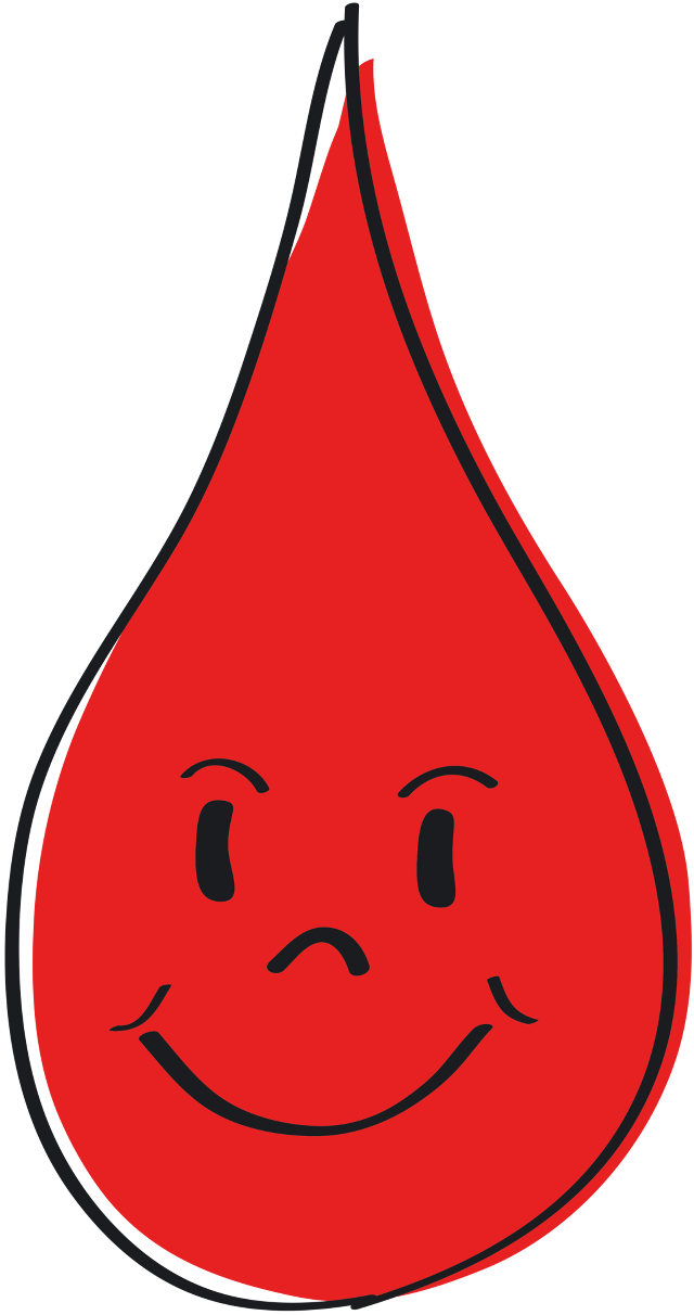 Red drop smiley black background free wallpaper - medium preview image
