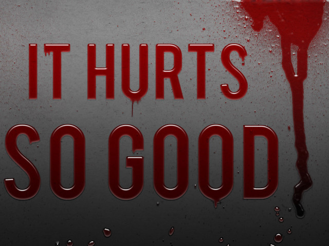 Bloody it hurts so good free wallpaper - medium preview image