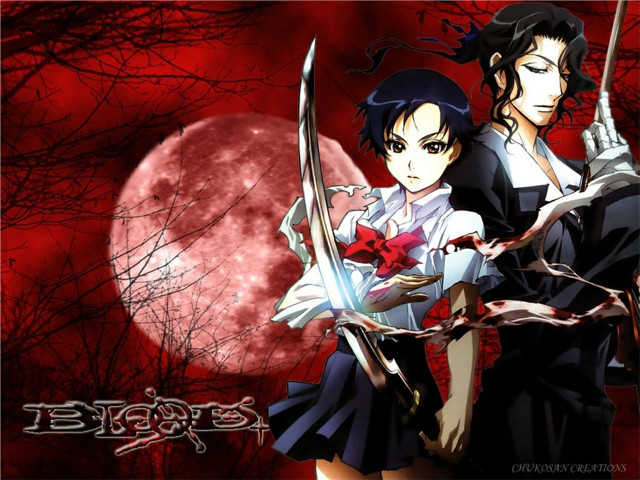 Anime characters swords full moon #2 free wallpaper - medium preview image