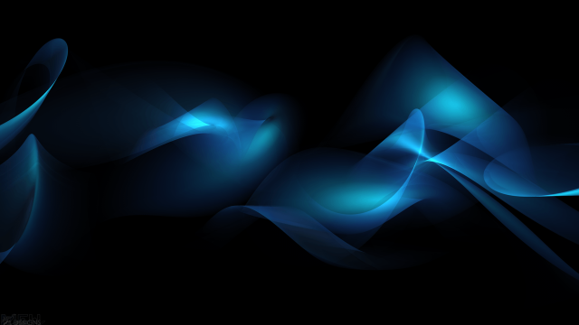 Dark blue abstract background wavy free wallpaper - medium preview image