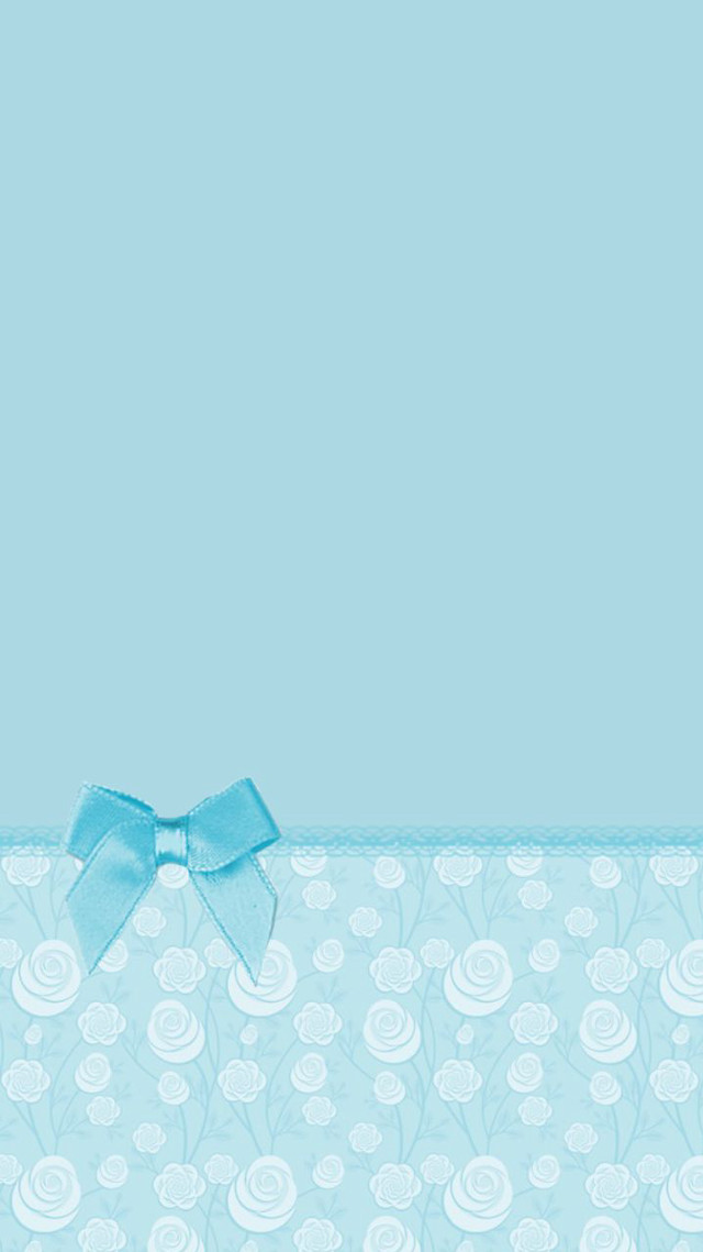 Blue background bow pattern bottom free wallpaper - medium preview image