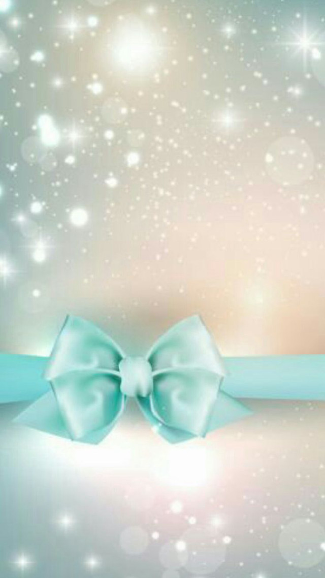 Blue ribbon bow background stars free wallpaper - medium preview image
