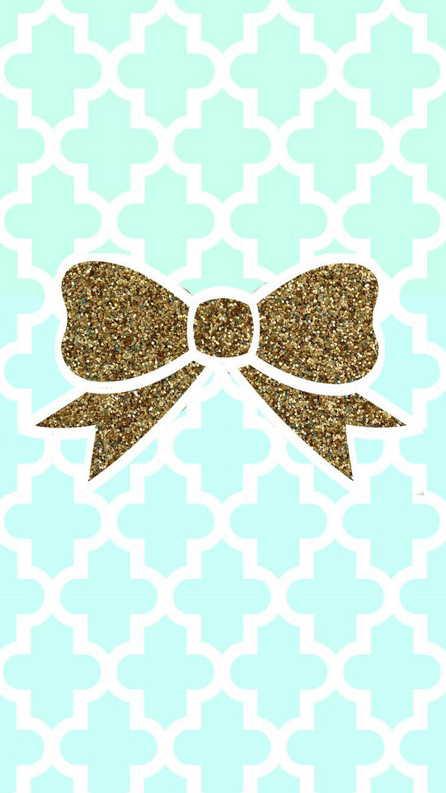 Blue white gold bow background free wallpaper - medium preview image