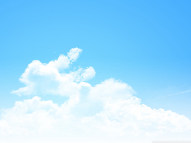Plane flying sky clouds blue #12 free wallpaper - medium preview image