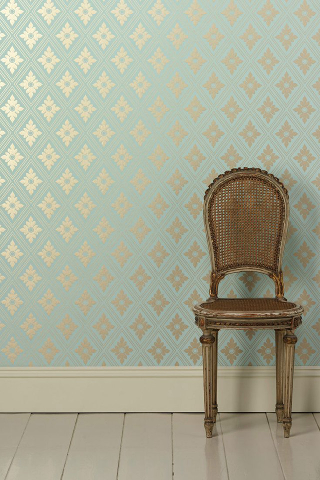 Chair wall pattern wooden floor free wallpaper - medium preview image