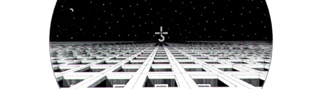 Futuristic city night stars cross free wallpaper - medium preview image