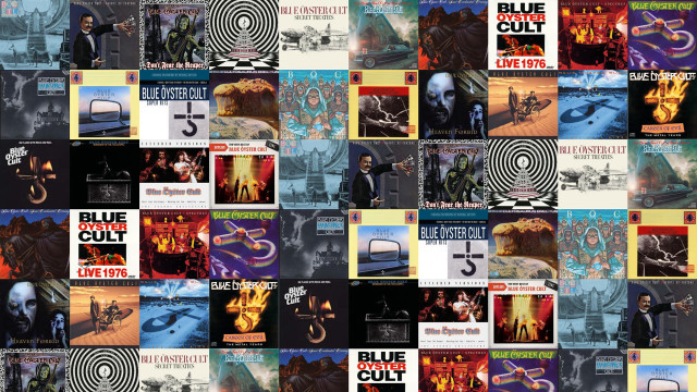 Collage album covers man suit free wallpaper - medium preview image
