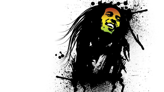 Man dreadlocks green face painted free wallpaper - medium preview image
