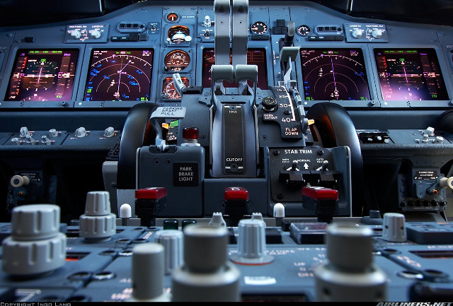 Cockpit controls lights instruments side free wallpaper - medium preview image