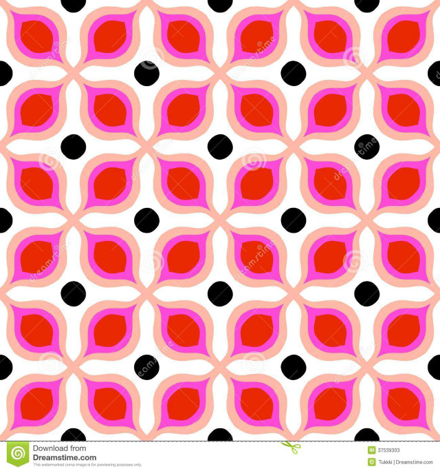 Pink black abstract circles dots free wallpaper - medium preview image