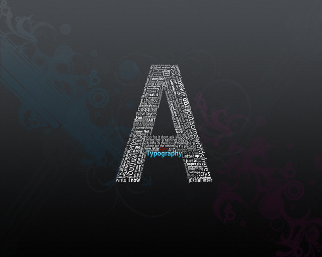 Wordcloud lettera blackbackground redheart 3Drender free wallpaper - medium preview image