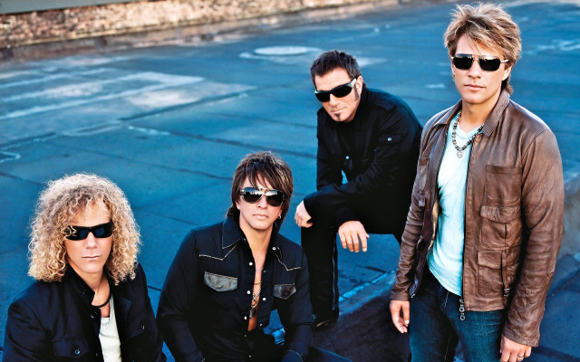 Men sunglasses leather jacket street free wallpaper - medium preview image