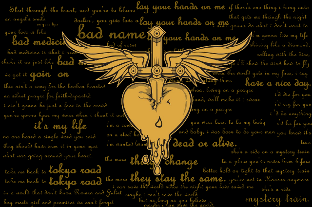 Cross heart wings anne stokes free wallpaper - medium preview image