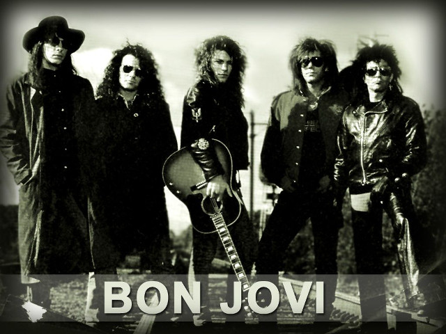 Group people guitar bon jovi free wallpaper - medium preview image
