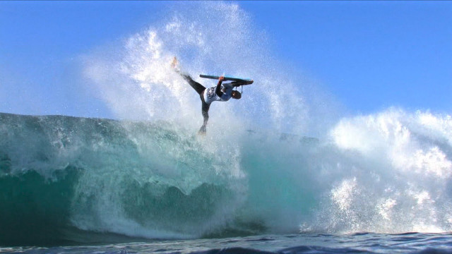Surfing man wave ocean sunny #2 free wallpaper - medium preview image