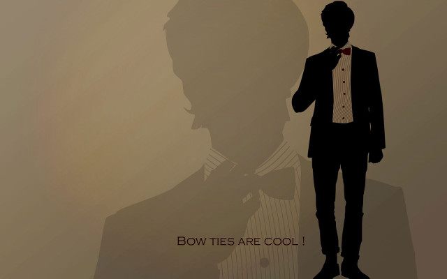 Man suit bowtie shadow tuxedo free wallpaper - medium preview image