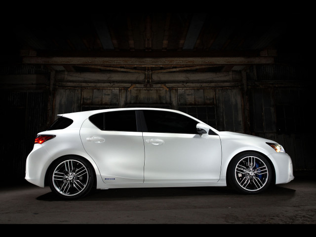 White car dark garage open free wallpaper - medium preview image