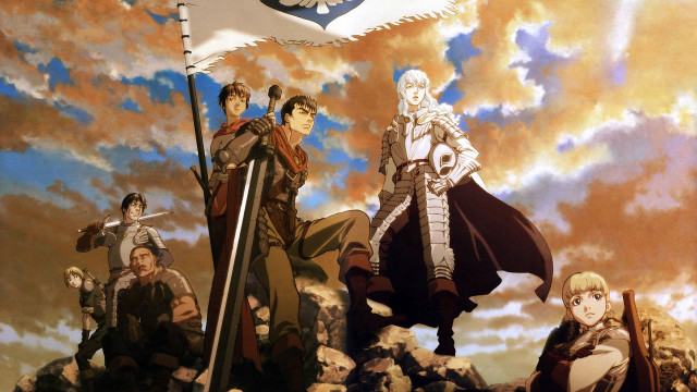 Mountain group people cloudy sky free wallpaper - medium preview image