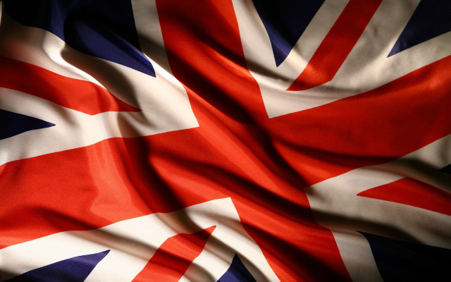 Uk flag closeup fabric texture free wallpaper - medium preview image