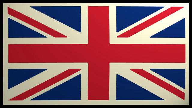 British flag black background white free wallpaper - medium preview image