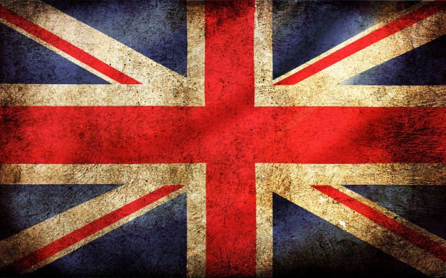 Grungy british flag faded edges #2 free wallpaper - medium preview image