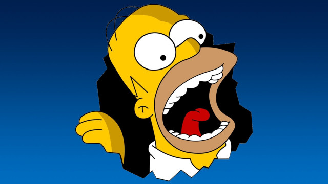 Cartoon character open mouth tongue free wallpaper - medium preview image