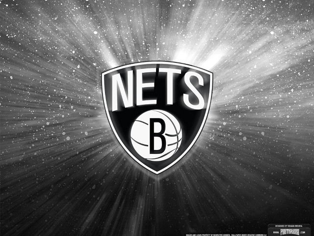 Brooklyn nets logo starburst basketball free wallpaper - medium preview image