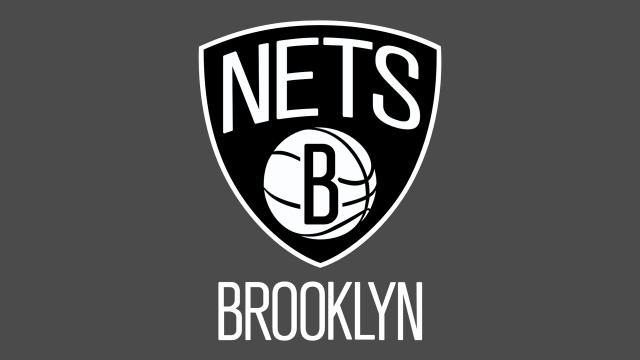 Brooklyn nets logo gray background free wallpaper - medium preview image