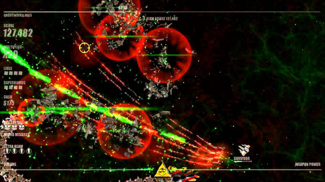 Green red laser space image free wallpaper - medium preview image