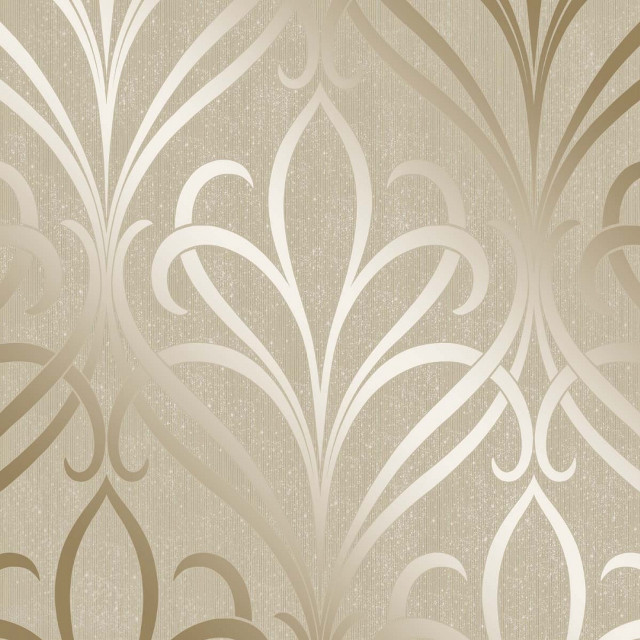 Beige silver wallpaper design white free wallpaper - medium preview image