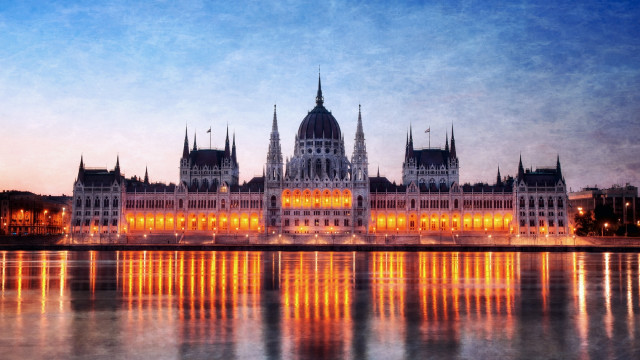 Large building clock tower water #18 free wallpaper - medium preview image