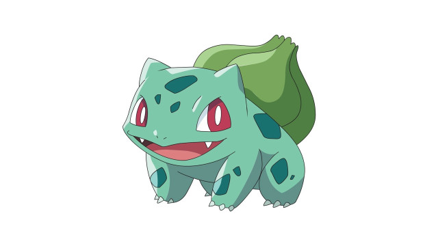 Green blue pokemon big eyes free wallpaper - medium preview image
