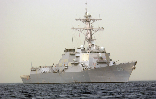 Large gray ship ocean sky #4 free wallpaper - medium preview image
